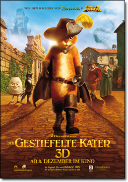 Der Gestiefelte Kater | Werbemittel Kampagne für Kinostart