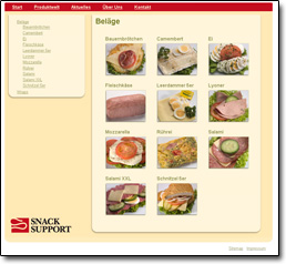 SnackSupport | Webseite